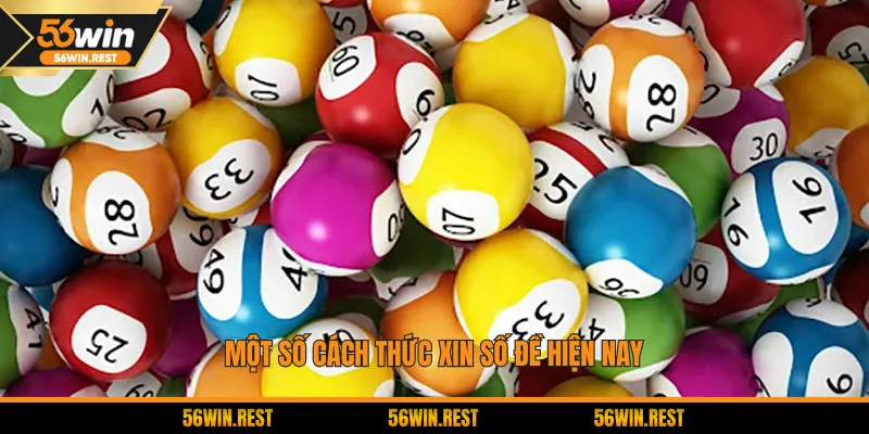 Một số cách thức xin số đề hiện nay